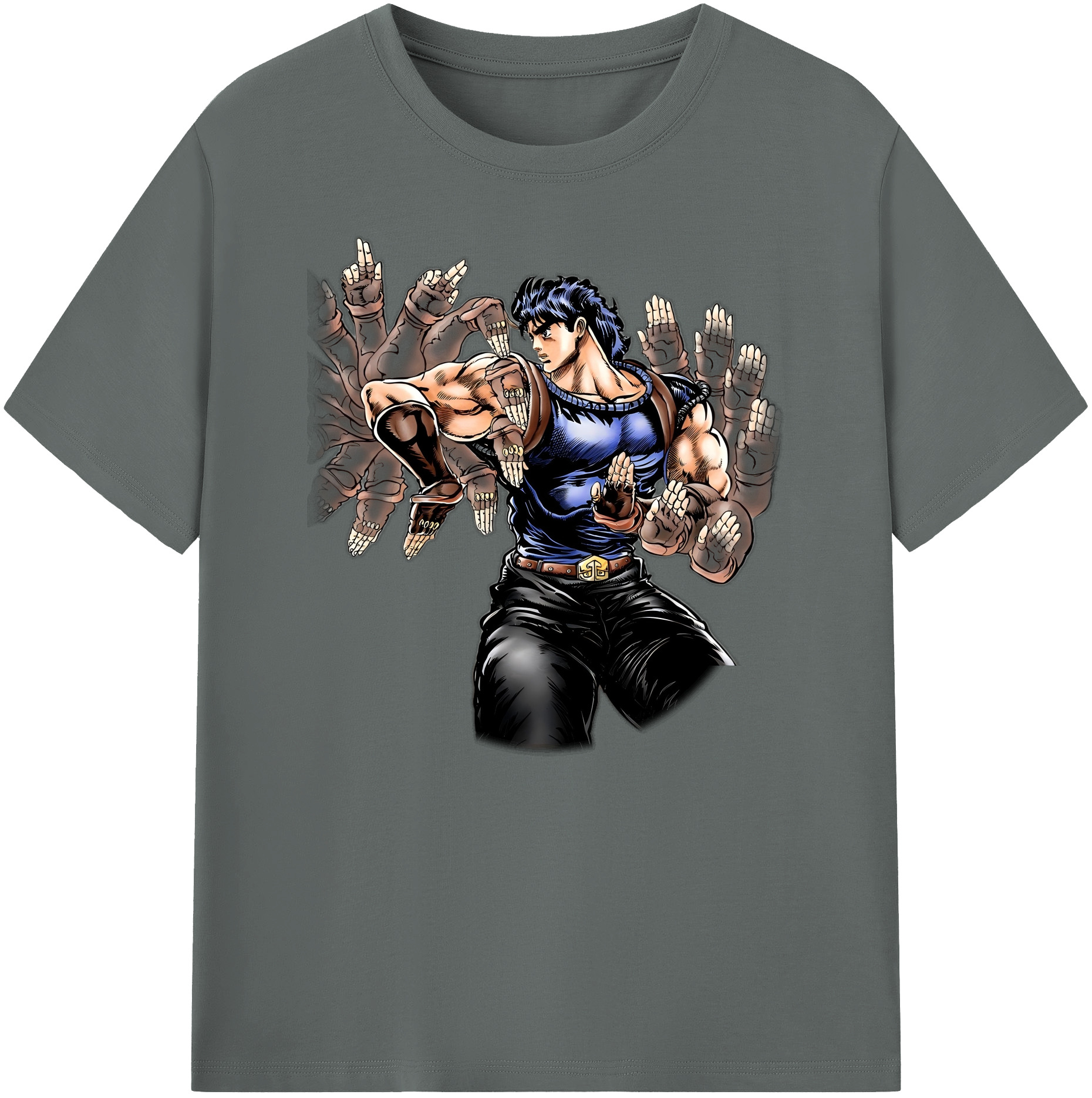 （画像用） ジョジョの奇妙な冒険 /ジョナサン?ジョースター JoJo's Bizarre Adventure Jonathan Joestar 綿100％ メンズ半袖Tシャツ｜肌触りやわらか＆通気性